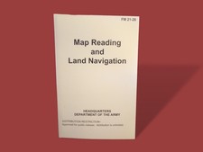 U.S ARMY MAP READING AND LAND NAVIGATION HANDBOOK GRIDS OVERLAYS GUIDE picture