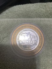 $10.00 Gaming Token Pioneer Casino Billy The Kid- Rare picture