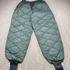 Vintage 70s US Military CWU-9P Liner Pants Flyers Trousers Quilted USAF Men M picture