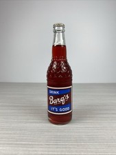 Vintage Barq's Root Beer 12oz Glass Soda Pop bottle Full picture