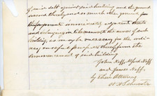 Signed Hiram H Schwartz Doc 1875 House Representative Berks County Pennsylvania picture