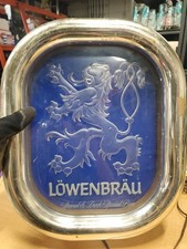 Vintage 1978 Light Up Lowenbrau Lion Crest Lion Blue Pub Sign  picture