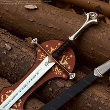 LOTR Handmade New Narsil Anduril Sword Best Quality Fantasy Collectible Gift Bf picture