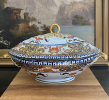 TURNER'S PATENT Stoneware COVERED TUREEN/BOWL Antique England 1800-1805 picture