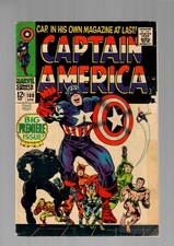 Captain America #100 - 1st solo series & Origin - Key Issue - 1968 picture