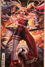 DC Harley Quinn # 11 Derrick Chew VARIANT SIGNED with COA NYCC NM+ picture