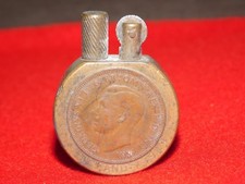 VINTAGE WWII  SOLDIER GIFT 1944 ENGLAND FROM BILL TO SNOOKS CIGARETTE LIGHTER picture