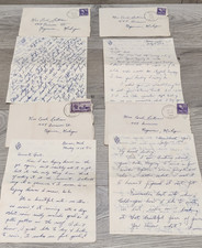 Vtg 1948 UP Michigan Love Letters Lot Negaunee Champion Beacon Postal Ephemera picture