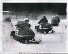 1970 Press Photo Motor Ski Race picture