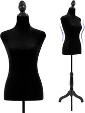 Female Mannequin, 50-63 Inch Height Adjustable Dress Form,Torso Manikin w/ Stand picture