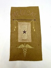 WWI US ARMY MEDICAL CORPS Son In SERVICE FLAG BANNER FELT PENNANT Doctor WW1 picture