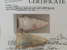 Papered Central Texas Frio Arrowhead Prehistoric Artifact *FREE SHIPPING PB26 picture