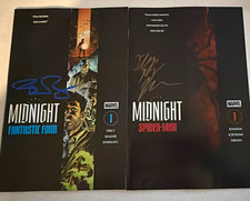 Marvel Midnight #1 Spider-Man & Fantastic Four Signed by Percy & Johnson picture