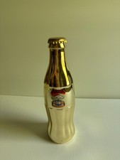 1999 Coca-Cola Super Bowl XXXIII Gold Commemorative Bottle NFL Football picture