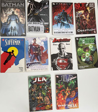 DC Comics TPB Mixed Lot Batman Superman Justice League Gaiman Morrison Johns picture
