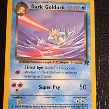 Pokémon Team Rocket Dark Golduck 60 HP Stage 1 English Trading Card picture