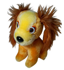 Vtg Lady Tramp Plush Dog Small Stuffed Animal Canasa Korea 7