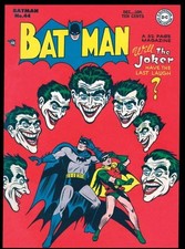 Batman #44 Joker 9x12 FRAMED Art Print, Vintage 1948 DC Comics picture