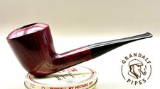 James Upshall S Grade Smooth Dublin Estate Pipe w/ Box & Pouch Made in England  picture