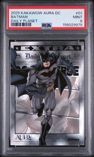 2025 KAKAWOW AURA DC BATMAN DAILY PLANET /95 #1 PSA 9 picture