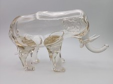 Antique Loetz? Art Glass Figural Elephant Vase ca 10 1/2