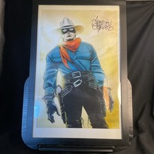 The Lone Ranger Framed Cover Art SIGNED BY SERGIO CARIELLO picture