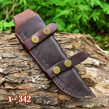 Outdoor-Ready Leather Knife Cover-Ideal for Camping and Hunting knife sheath 342 picture