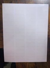 60 Blank AUTHENTIC AUTOGRAPH Glossy LABELS STICKERS SPORTS Cards Custom picture