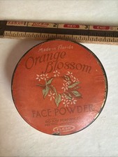 Vintage BO-KAY 1920s-1930s Orange Blossom Face Powder Tin Made In Florida Flesh picture
