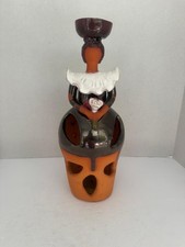 Dominican Faceless Doll (Muñeca Limé) — Terracotta Ceramic Candle Holder  picture