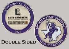 Tarleton State University Aquatics Center 2021 Challenge Coin  J#41 picture