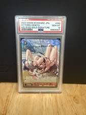 2022 WEISS SCHWARZ JPN AZUR LANE GOLD SIG #083 VITTORIO VENETO PSA 10 picture