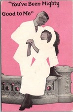 Vintage Romance Greetings Postcard 