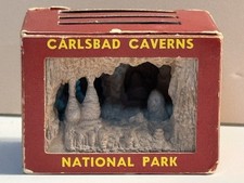 Vtg Souvenir Carlsbad Caverns National Park. New Mexico 3D Replica Mini Scene picture