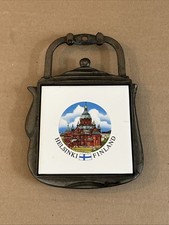 Vintage Helsinki, Finland Villeroy & Boch Cast Iron Trivet picture