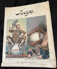 Judge Magazine 1904 Presidential Election President Teddy Theodore Roosevelt TR picture