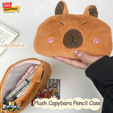 1 pc Cute Capybara Plush Pencil Case – Large Capacity Pen & Cosmetic Pouch picture