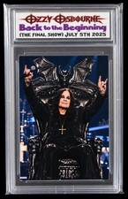 Ozzy Osbourne Custom Made Music Card Slab picture