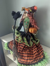 Karen Didion HA26-20 Whimsey Wendy Sitting Witch Doll picture