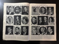 1937 Coronation Foreign Royals & Delegates Print Set ILN HH Kung China Pershing picture