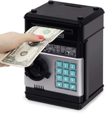 Piggy Bank Cash Coin Can ATM Bank Electronic Coin Money Bank, Money Savings Box picture