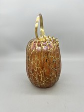 Jack Pine Studios Large Autumn Lace Barrel Premium Pumpkin 9” Artist Signed picture