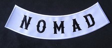 NOMAD SONS OUTLAW ROCKER JACKET VEST 12 INCH ANARCHY MC BIKER PATCH  picture