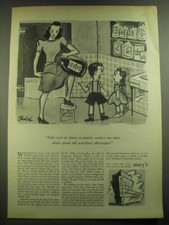 1946 Macy's Department Store Ad - This sort of thing certainly makes me miss picture