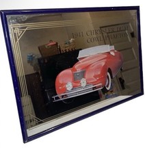 Vintage 1941 Chrysler Dual Cowl Phaeton  Framed Mirror Wall Art 15