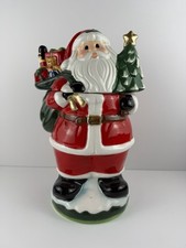 NEW - David’s Cookies Santa Holding Presents And Tree Cookie Jar picture