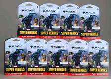 (x9 Packs) Magic The Gathering MTG Marvel Super Heroes Sleeved Booster Pack NEW picture