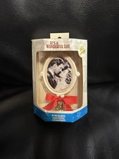 ENESCO Christmas Ornament 2002 IT'S A WONDERFUL LIFE George & Mary Porcelain NIB picture
