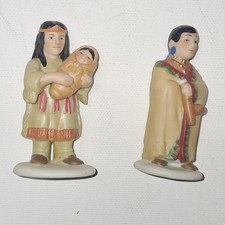 Lefton Ceramic Indian/native American Figures 1997 Vintage picture