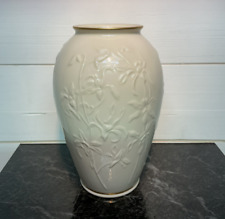 Vintage - Lenox Masterpiece Collection - Floral Vase - Gold Trim - 7